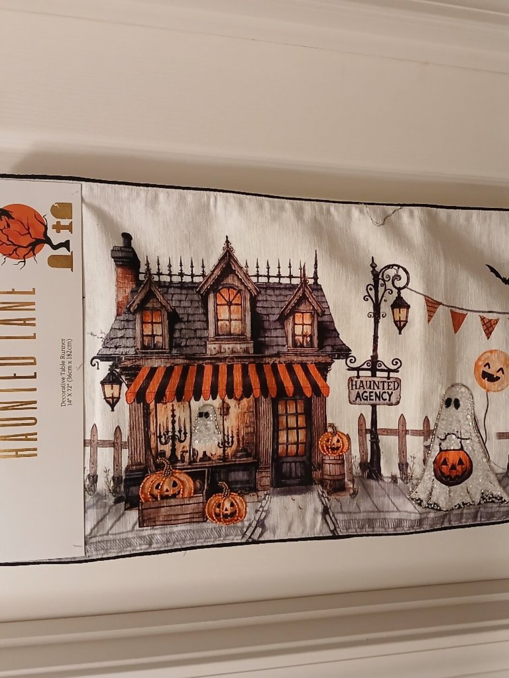 Halloween table runner NWT 14 X 72 inches